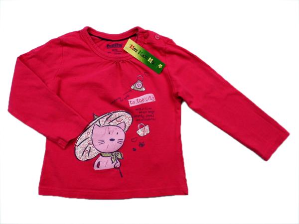 Langarmshirt Gr. 86 Lidl rosa Kätzchen