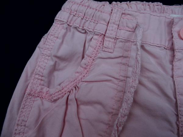 Stoffhose Gr. 74/80 H&M rosa einfarbig