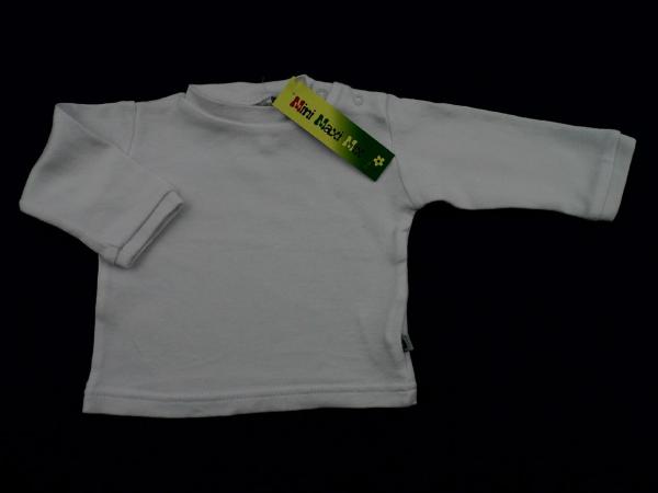 Langarmshirt Gr. 56 weiß basic