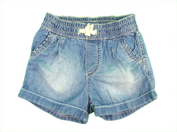 Jeansshort Gr. 74 H&M hellblau