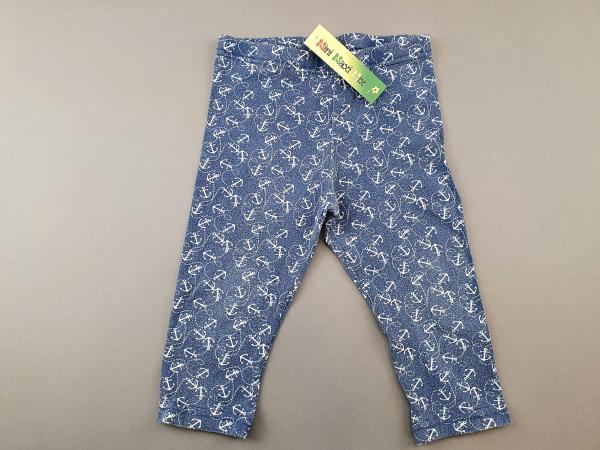 Leggins Gr. 74 C&A blau mit Ankern