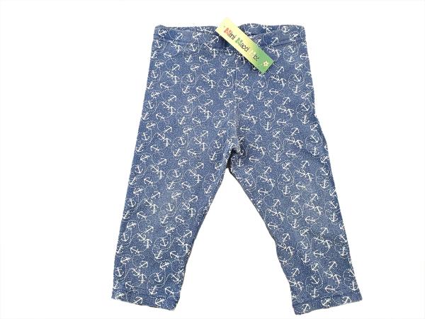 Leggins Gr. 74 C&A blau mit Ankern