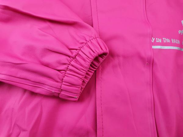 Regenjacke Gr. 86/92 Lego pink mit Reflektoren