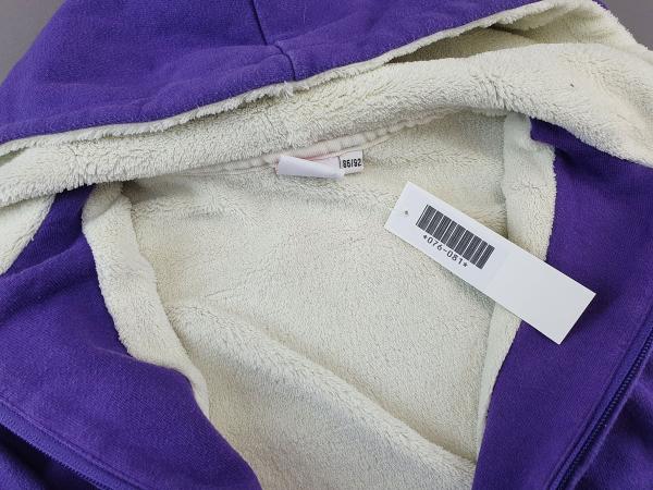 Kuschelfleecejacke Gr. 86/92 Aldi lila wattiert