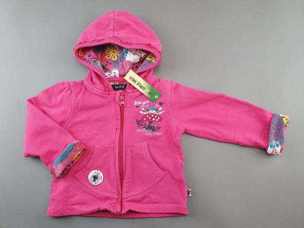 Sweatjacke Gr. 80 blue seven pink Magic forest