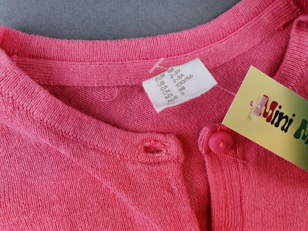 Strickjacke Gr. 86/92 H&M rosa