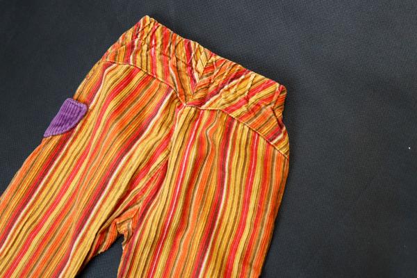 coole Cordhose Gr. 80/86 Leila Boutique orange/rot getreift