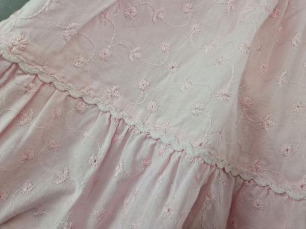 Sommerkleidchen Gr. 86 von H&M rosa mit Spitze