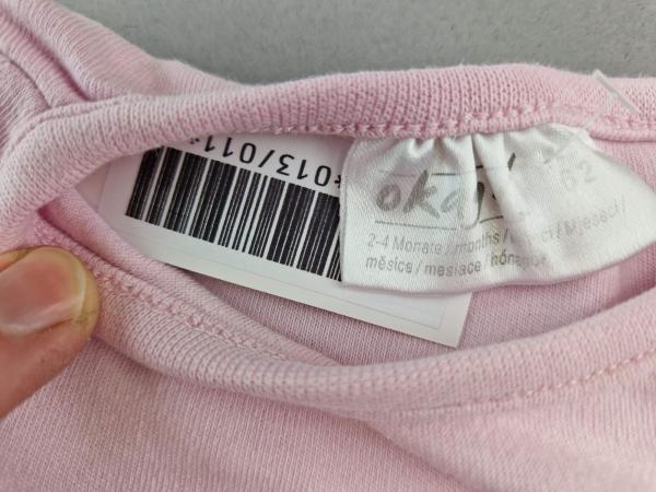 Langarmshirt Gr. 56 kik rosa mit Katzen