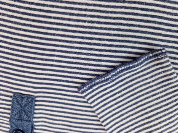 Ringelshirt Gr. 68/74 Petit Bateau blau/weiß