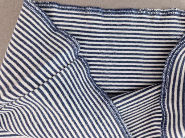 Ringelshirt Gr. 68/74 Petit Bateau blau/weiß