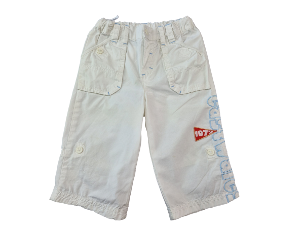 schicke Sommerhose Gr. 68/74 C&A Bio weiß