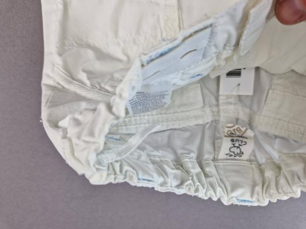 schicke Sommerhose Gr. 68/74 C&A Bio weiß