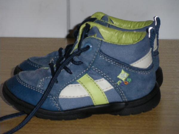 Halbschuh Gr. 22 EB kids blau/grün