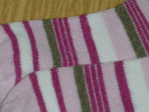 Ringelsocken 12cm Gr. 19-21 rosa