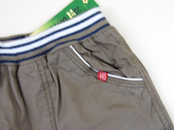 Sommerhose Gr. 74/80 Topolino braun mit breitem Gummibund