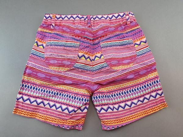 schicke Sommerhose Gr. 128 H&M pink/gelb/lila bunt gemustert