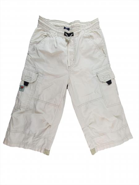 ¾ Outdoorhose Gr. 128 C&A creme mit Gummibund