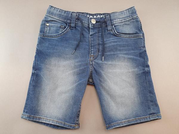 Stretchjeans kurz Gr. 128 H&M blau Kordelzug