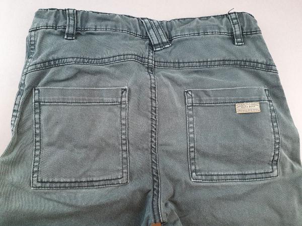 kurze Jeans Gr. 128 Zara Boys grau/blau