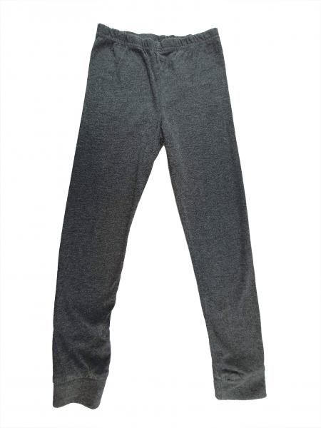 Leggins Gr. 134 dunkelgrau Schlafihose, lange Unterhose