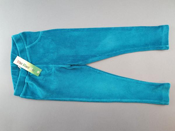 Rippleggins Gr. 86/92 Waikiki Samt türkis