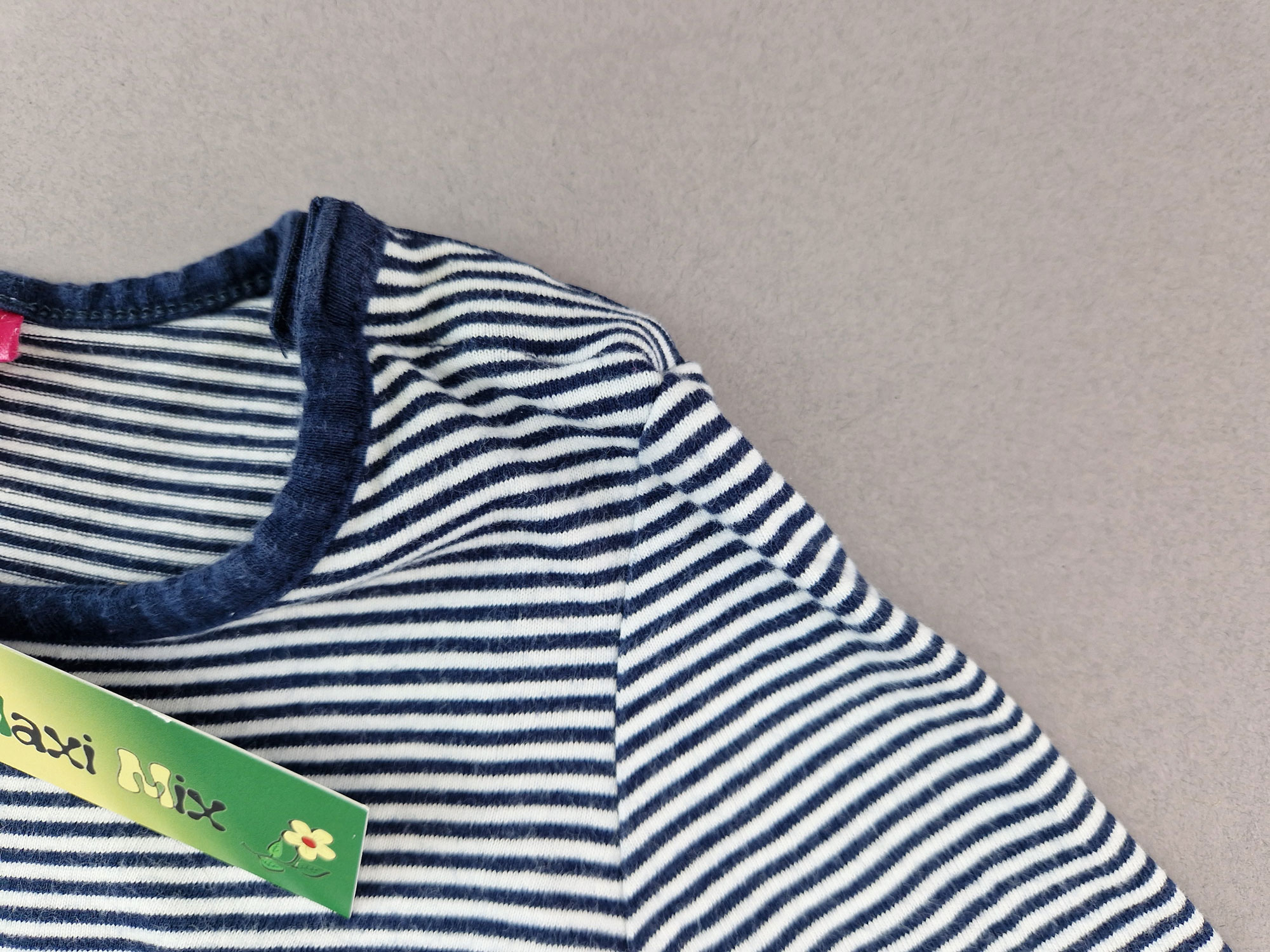 Ringelshirt Gr. 74/80 face to face (Boutique) dunkelblau/weiß langarm