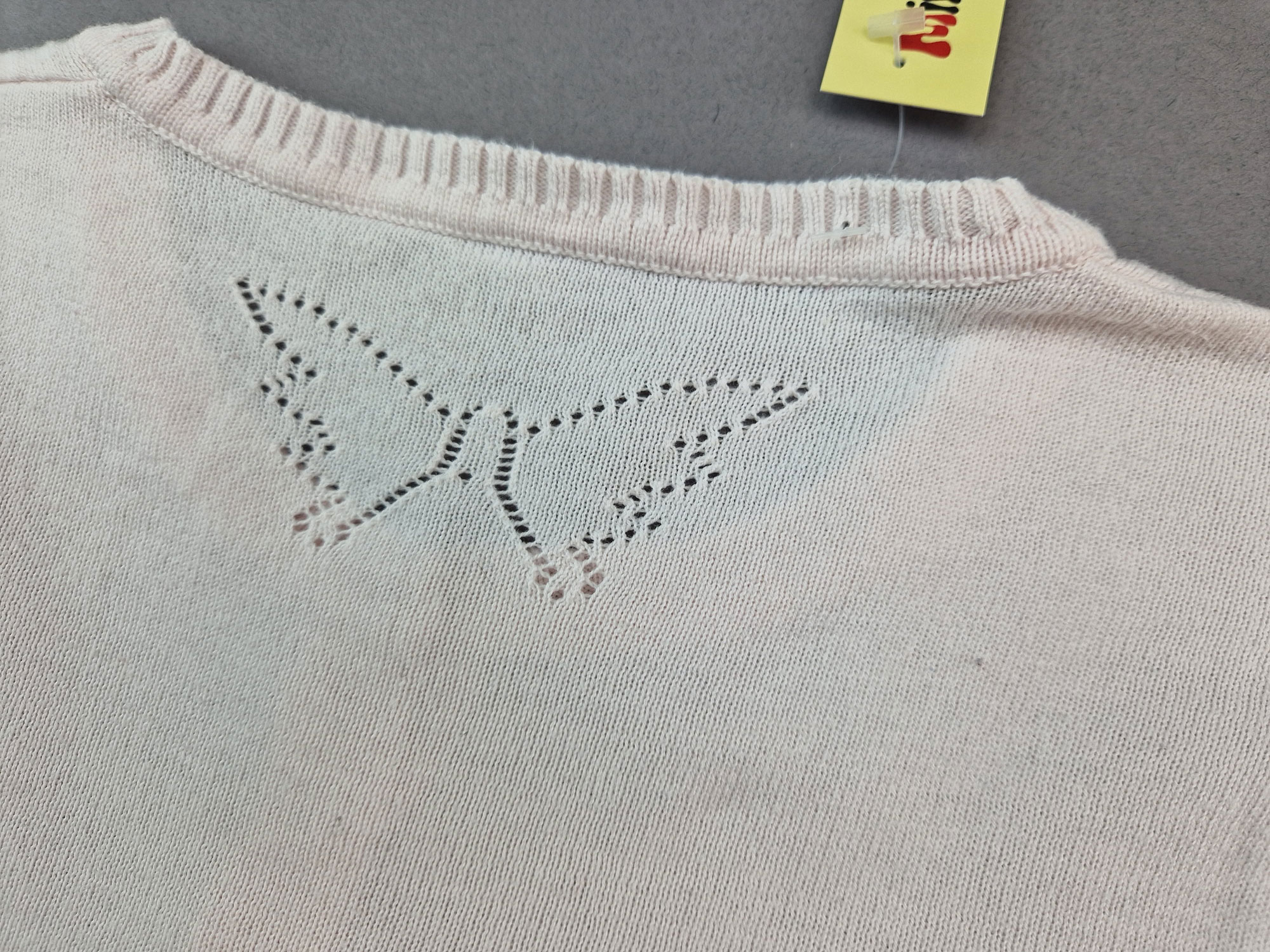 Langarmshirt schick Gr. 140 Lisa Rose zartrosa gestrickt Boutique