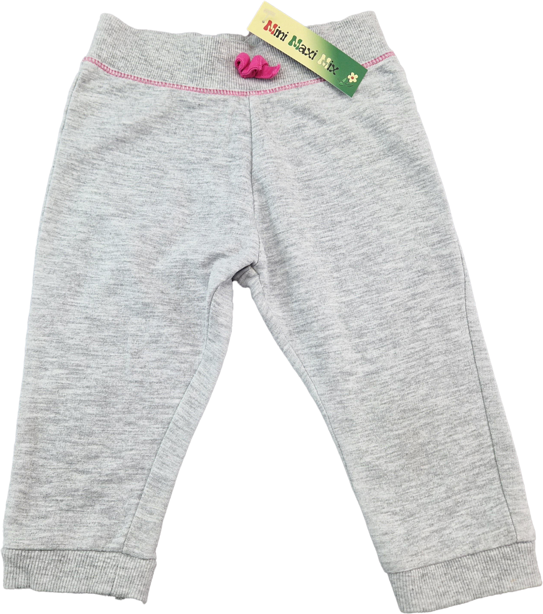 Sweathose Gr. 74/80 baby club grau/rosa
