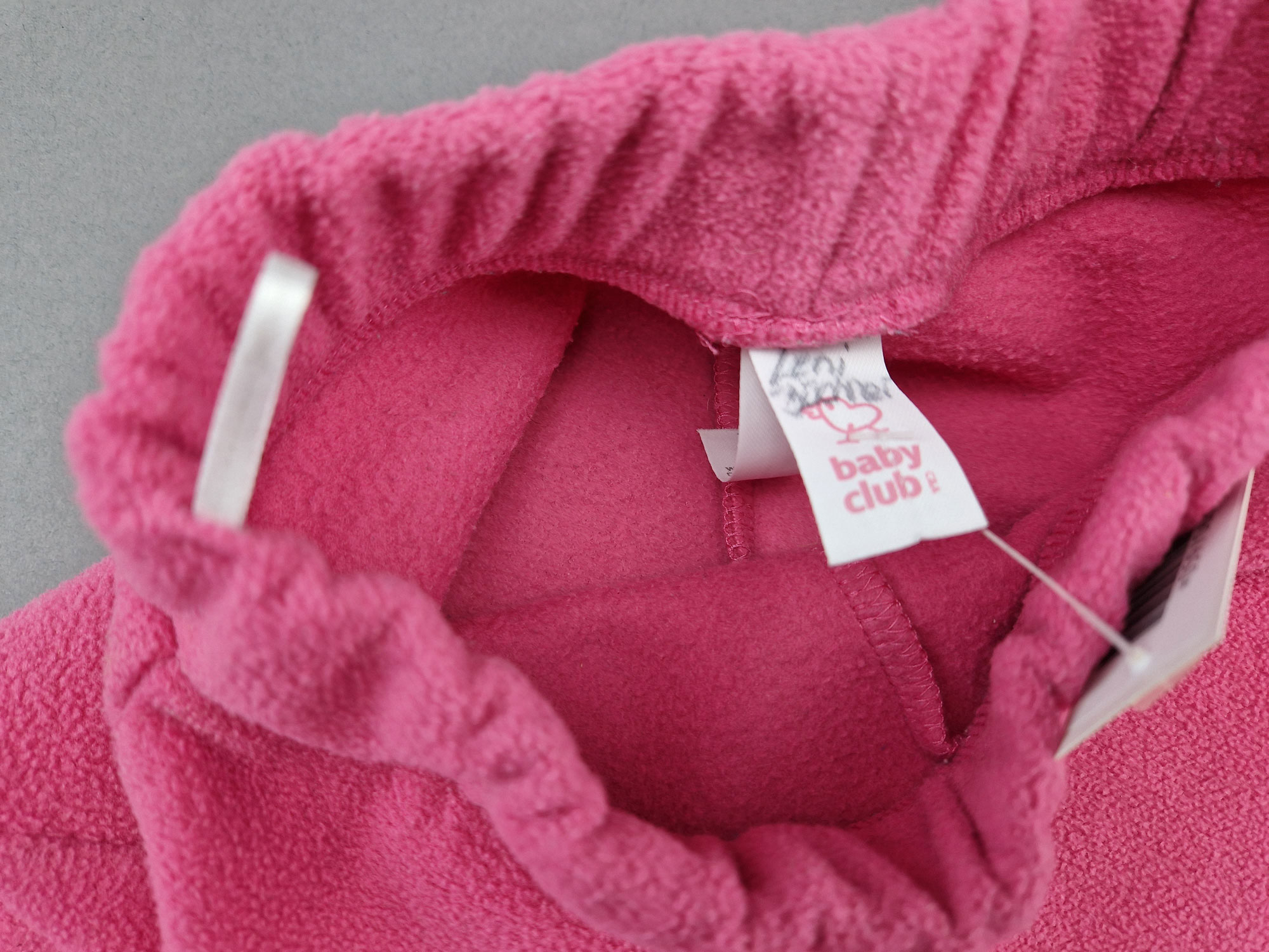 kuschlige Fleecehose Gr. 80 babyclub rosa