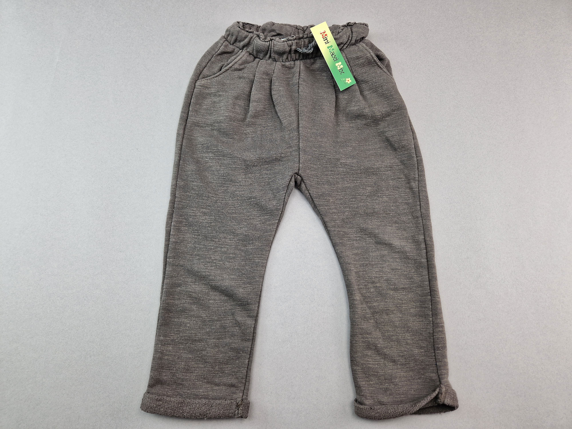 schicke Sweathose Gr. 86/92 Zara dunkelbraun mit Taschen und Kordelzug