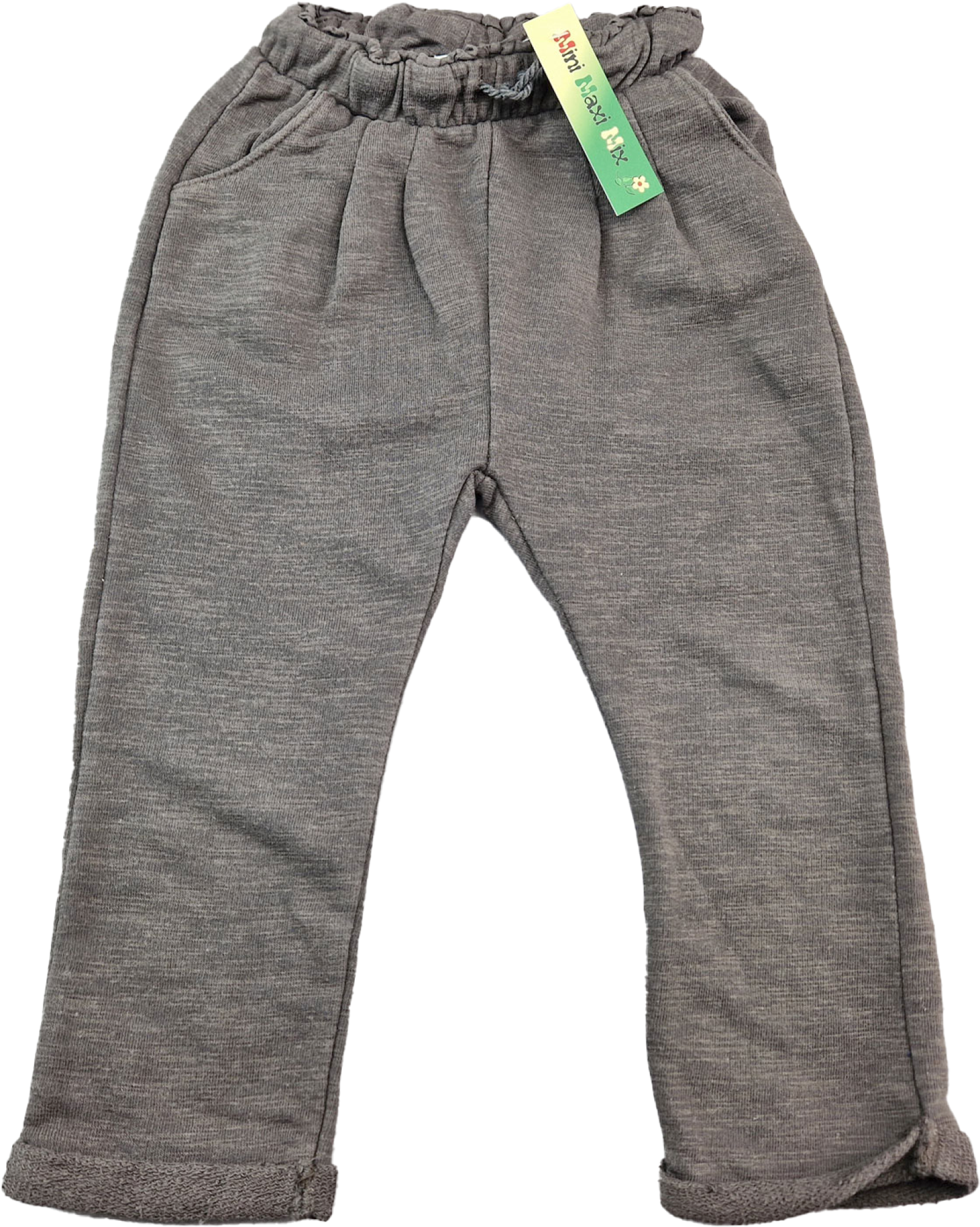 schicke Sweathose Gr. 86/92 Zara dunkelbraun mit Taschen und Kordelzug