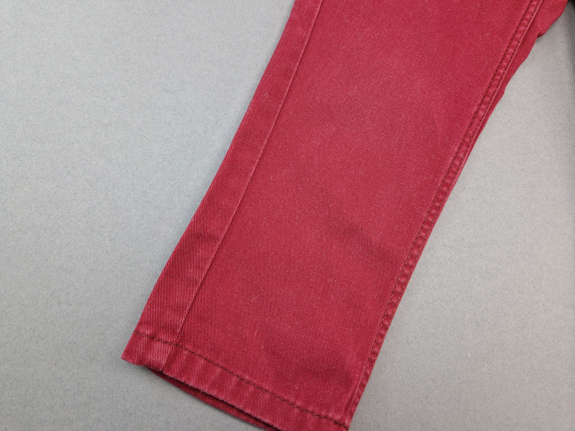 Jeanshose Gr. 92/98 H&M rot Strickbund