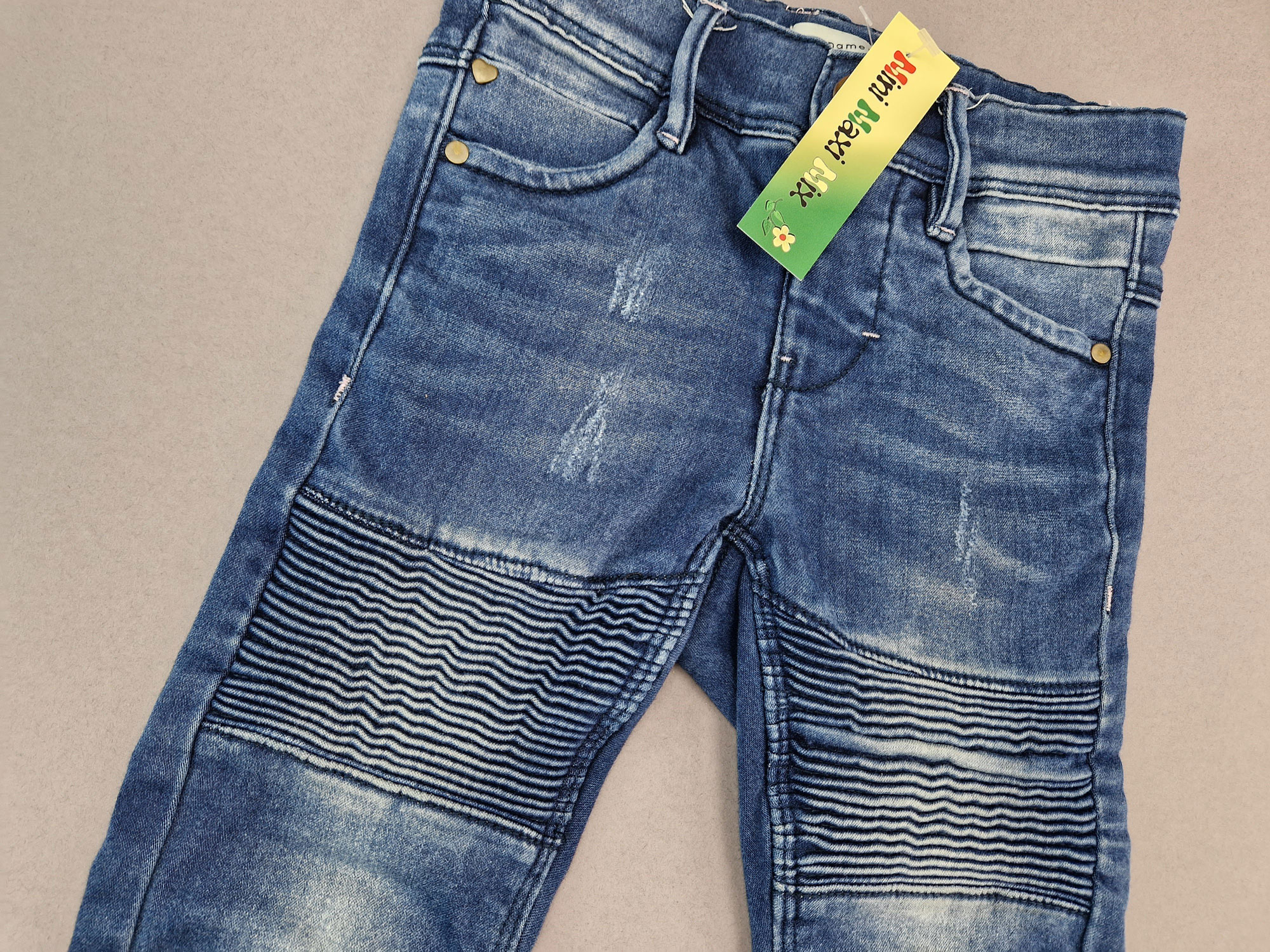 schmale Stretchjeans Gr. 104 name it dunkelblau lang