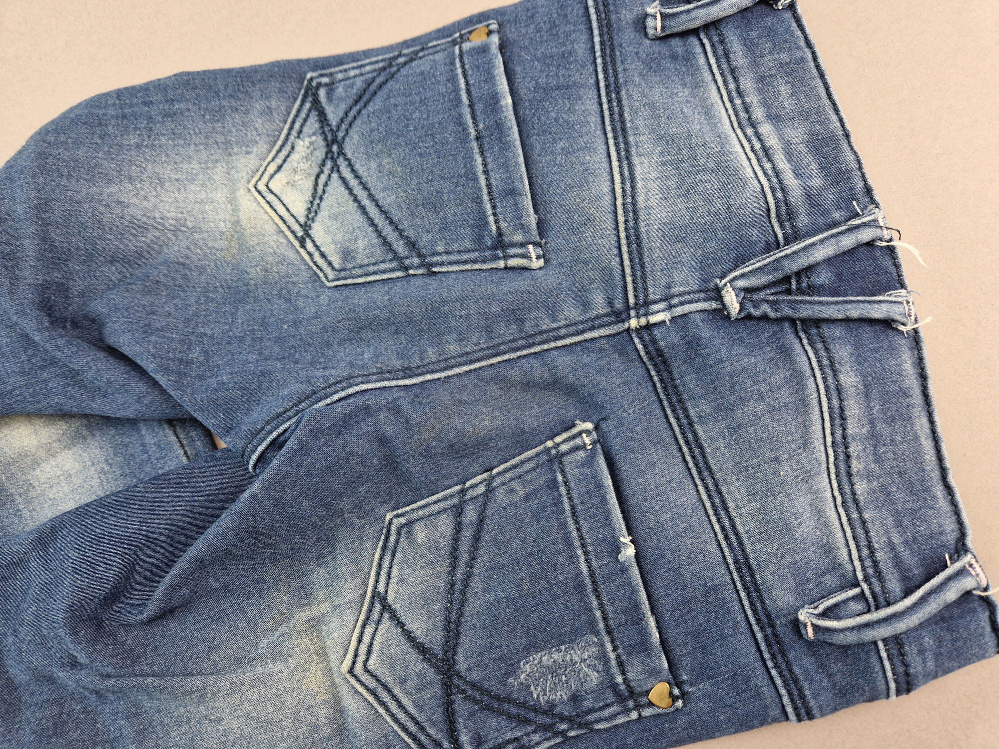 schmale Stretchjeans Gr. 104 name it dunkelblau lang