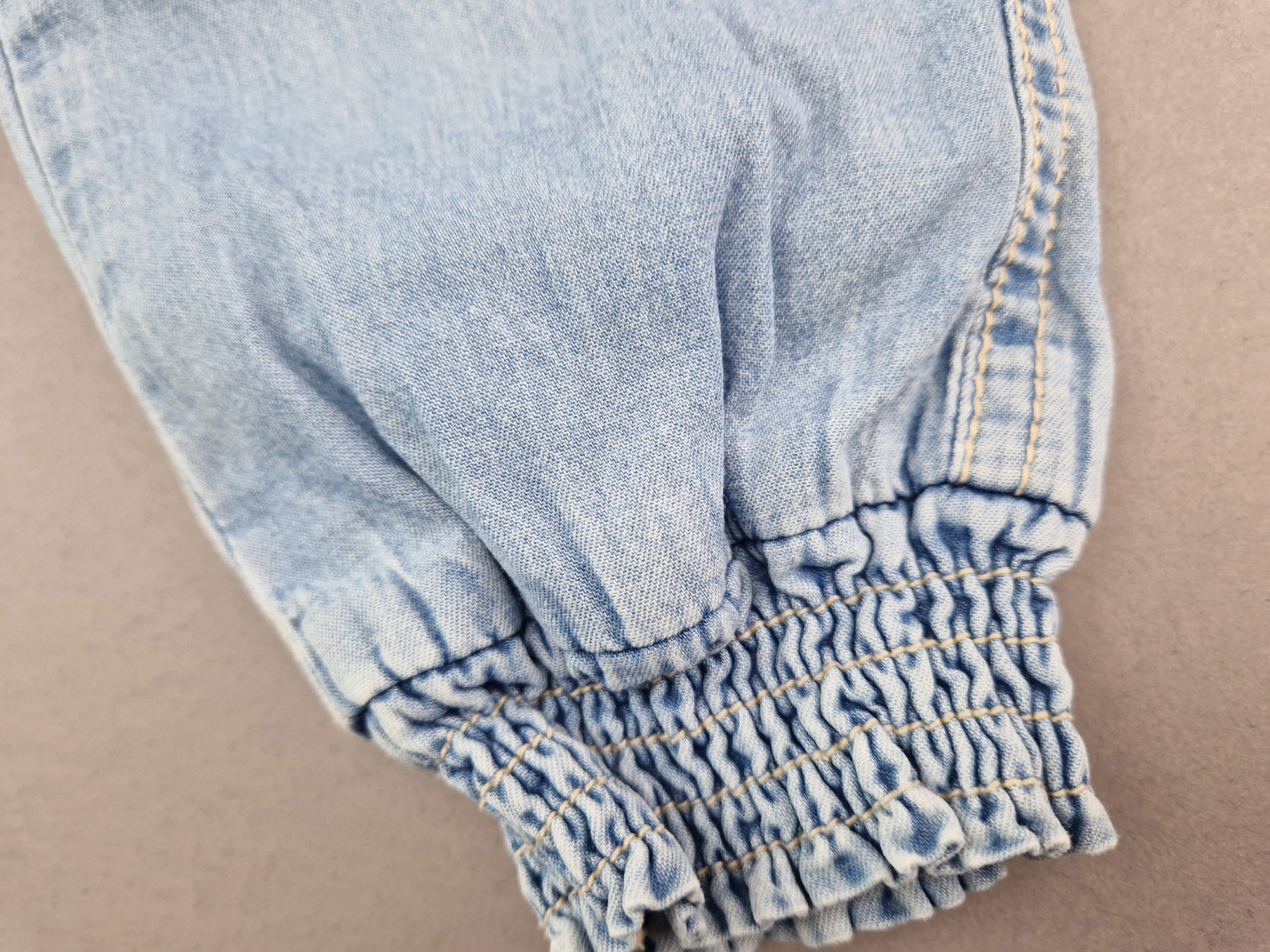 Thermojeans Gr. 86/92 Topomini hellblau, Rosa Nähte