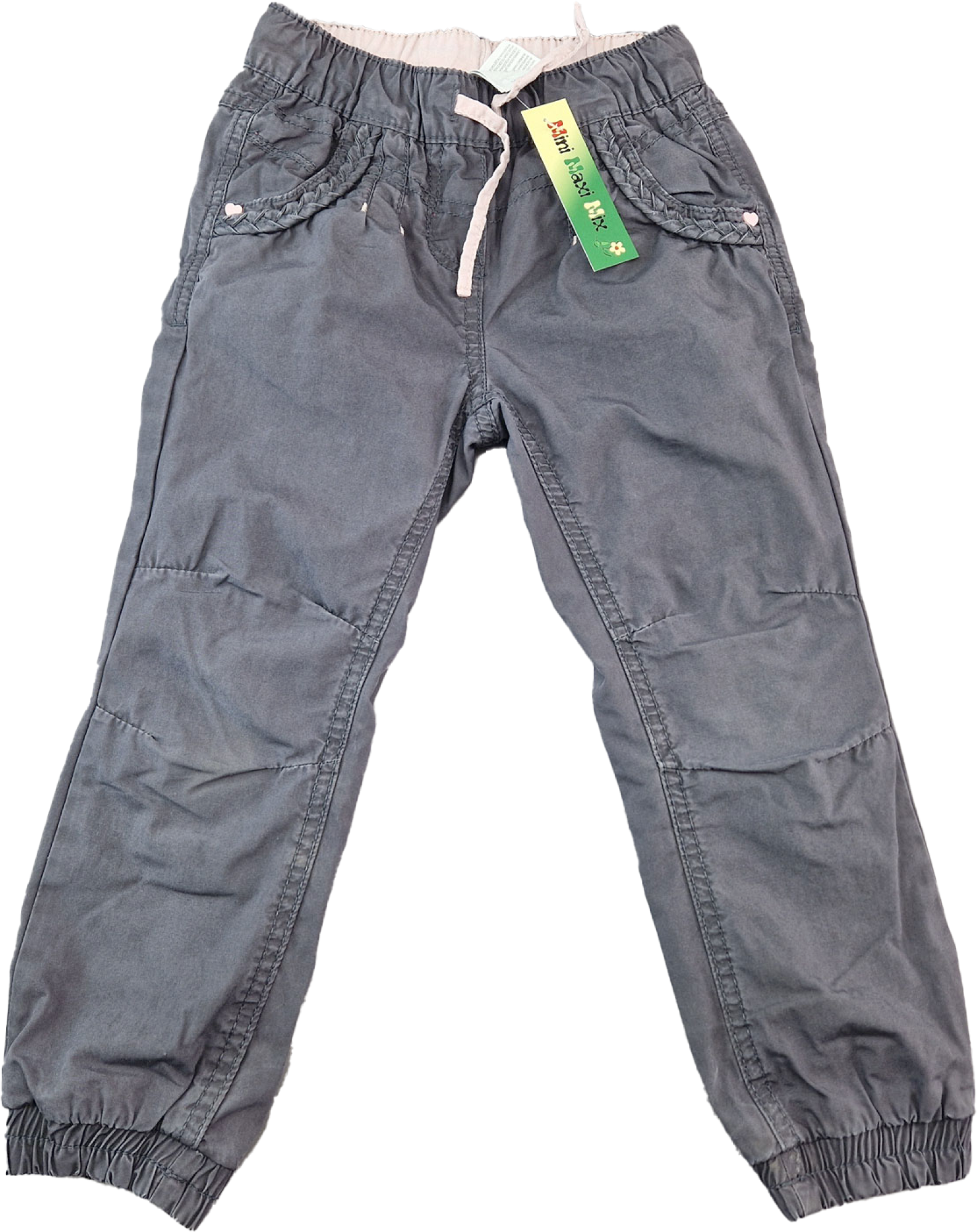 Thermomhose Gr. 98/104 Palomino dunkelgrau/rosa