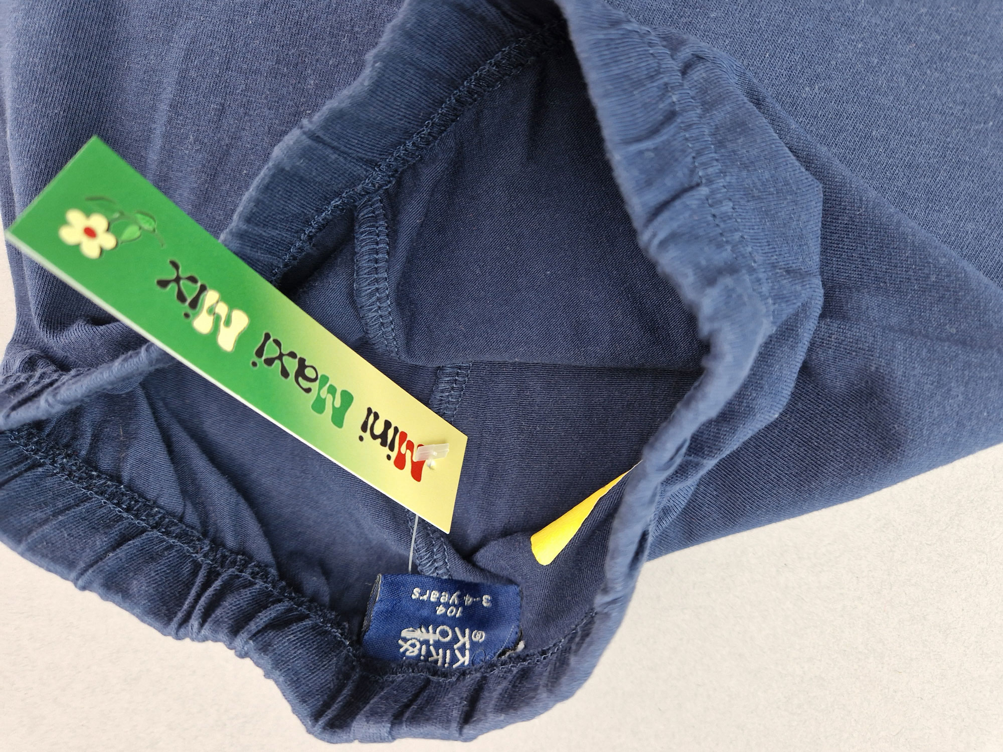 Leggins Gr. 104 dunkelblau mit Sternchen Strasssteinchen