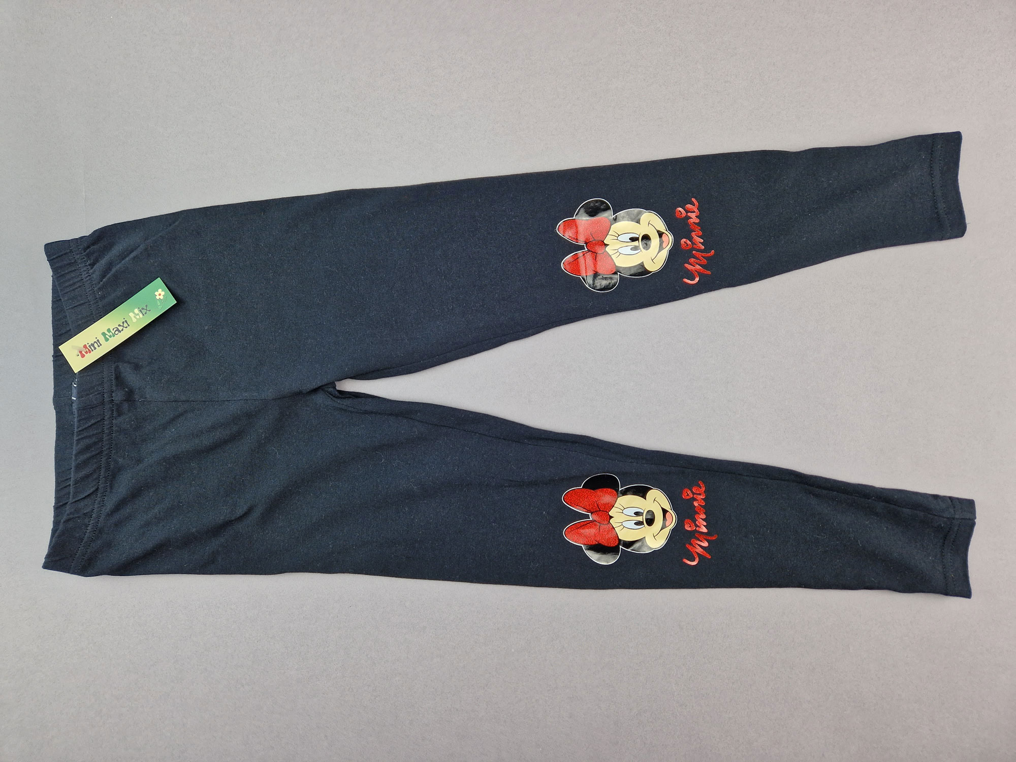 Leggins Gr. 122 Disney schwarz lang Glitzerminni