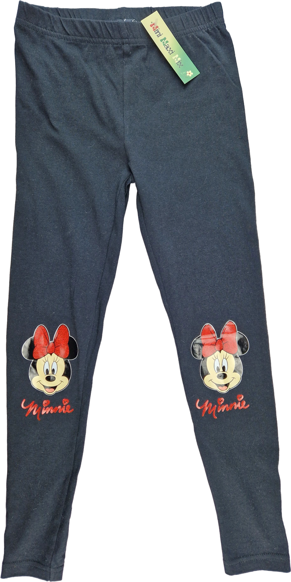 Leggins Gr. 122 Disney schwarz lang Glitzerminni