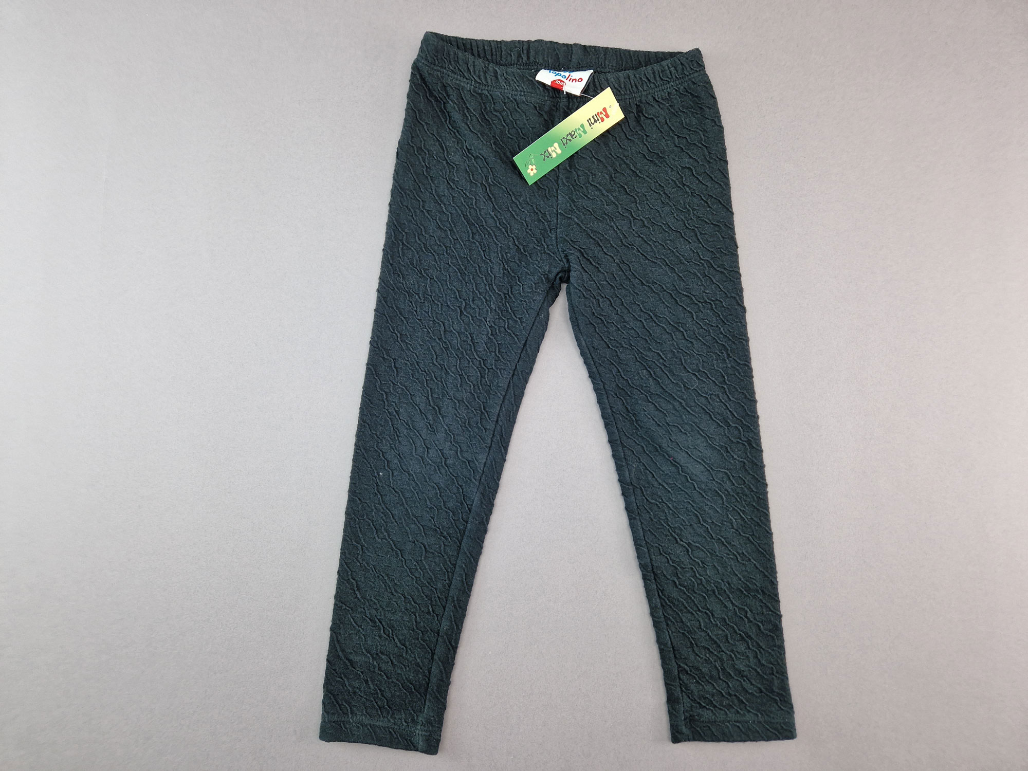 Strukturleggins Gr. 98/104 Topolino schwarz