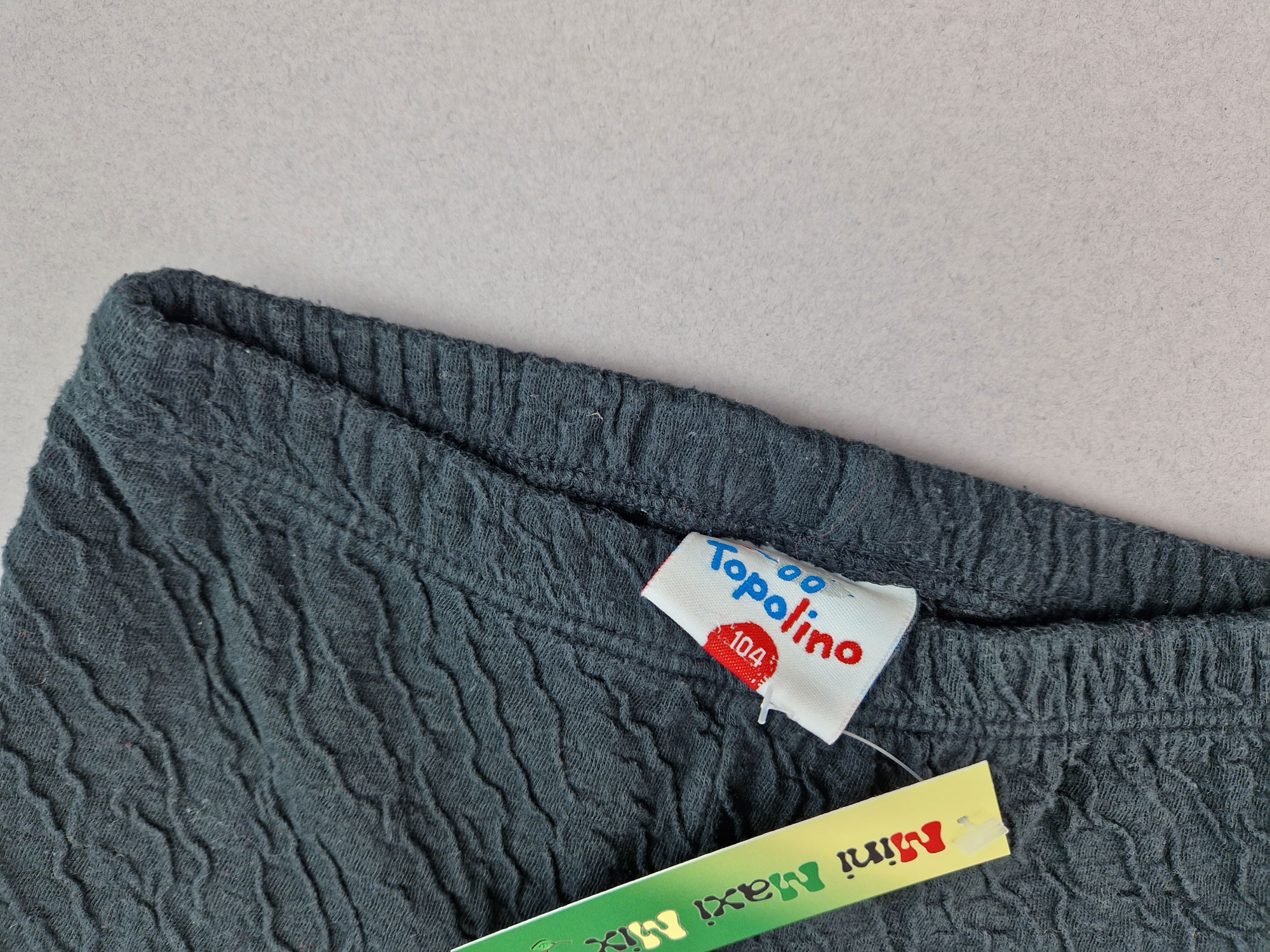 Strukturleggins Gr. 98/104 Topolino schwarz