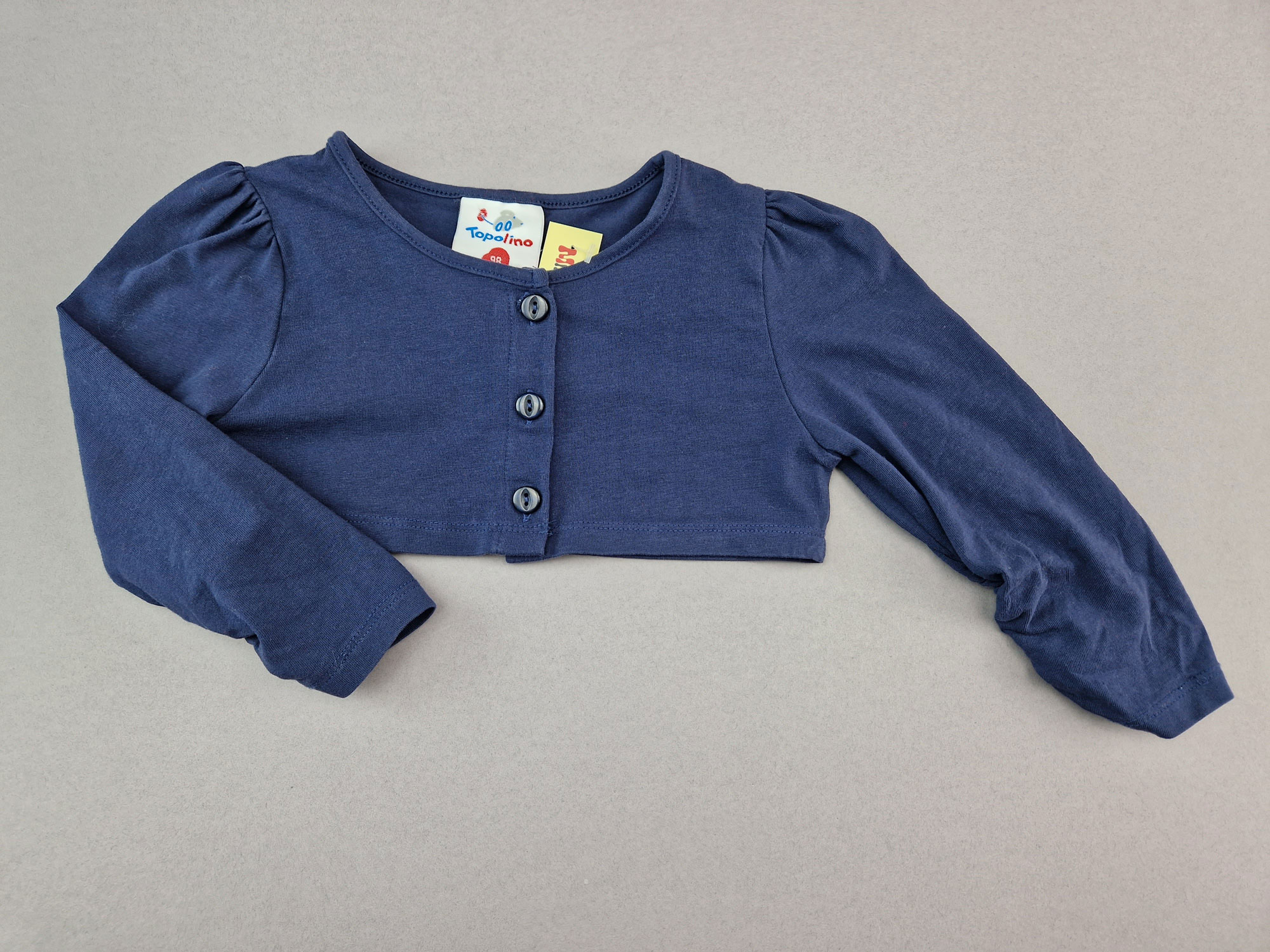 Bolerojäckchen Gr. 86 Topolino dunkelblau langarm