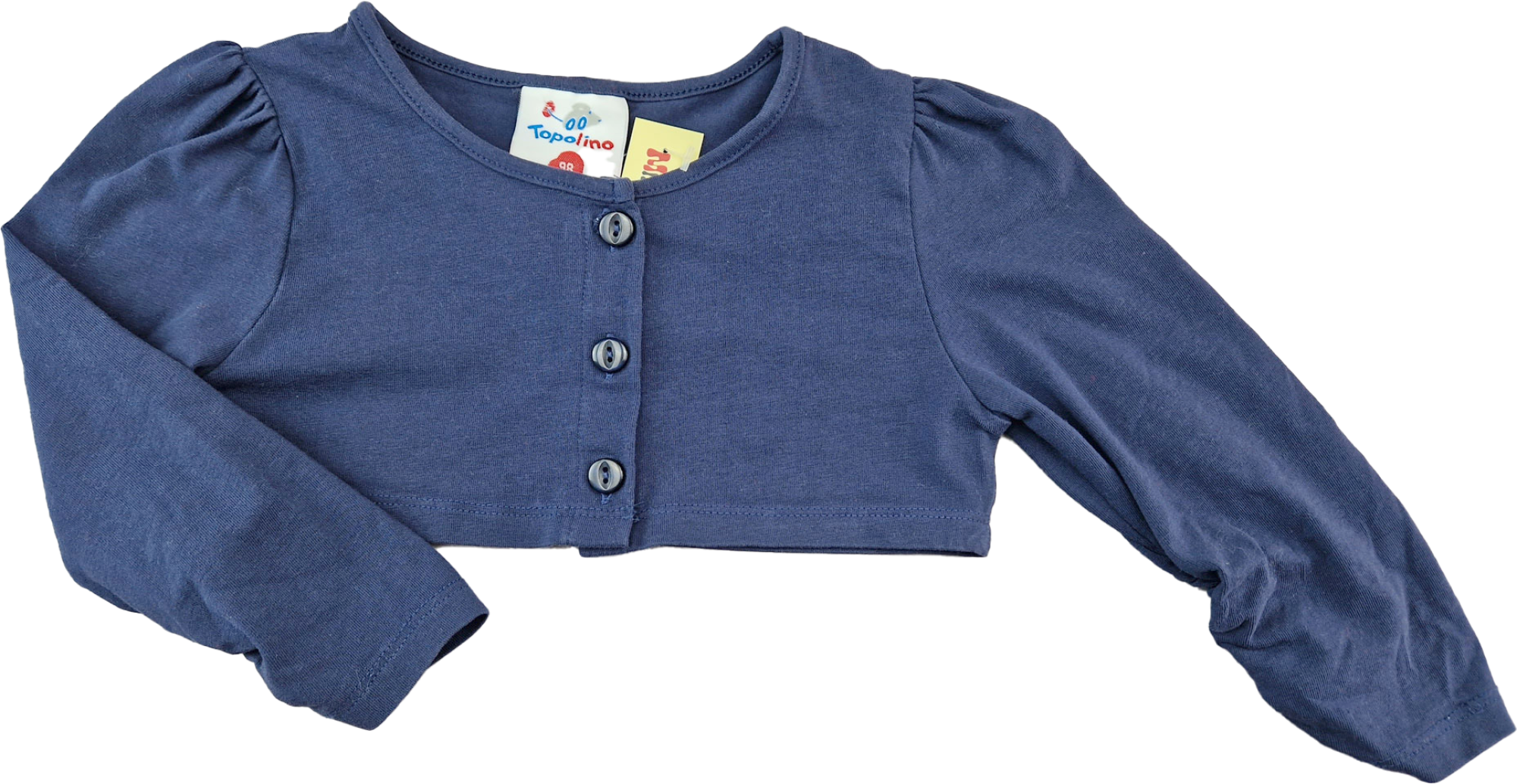 Bolerojäckchen Gr. 86 Topolino dunkelblau langarm