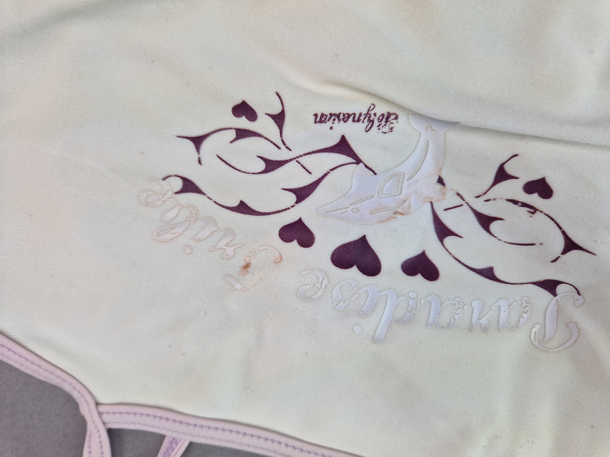 Bikini Gr. 128 Aldi altrosa/weiß