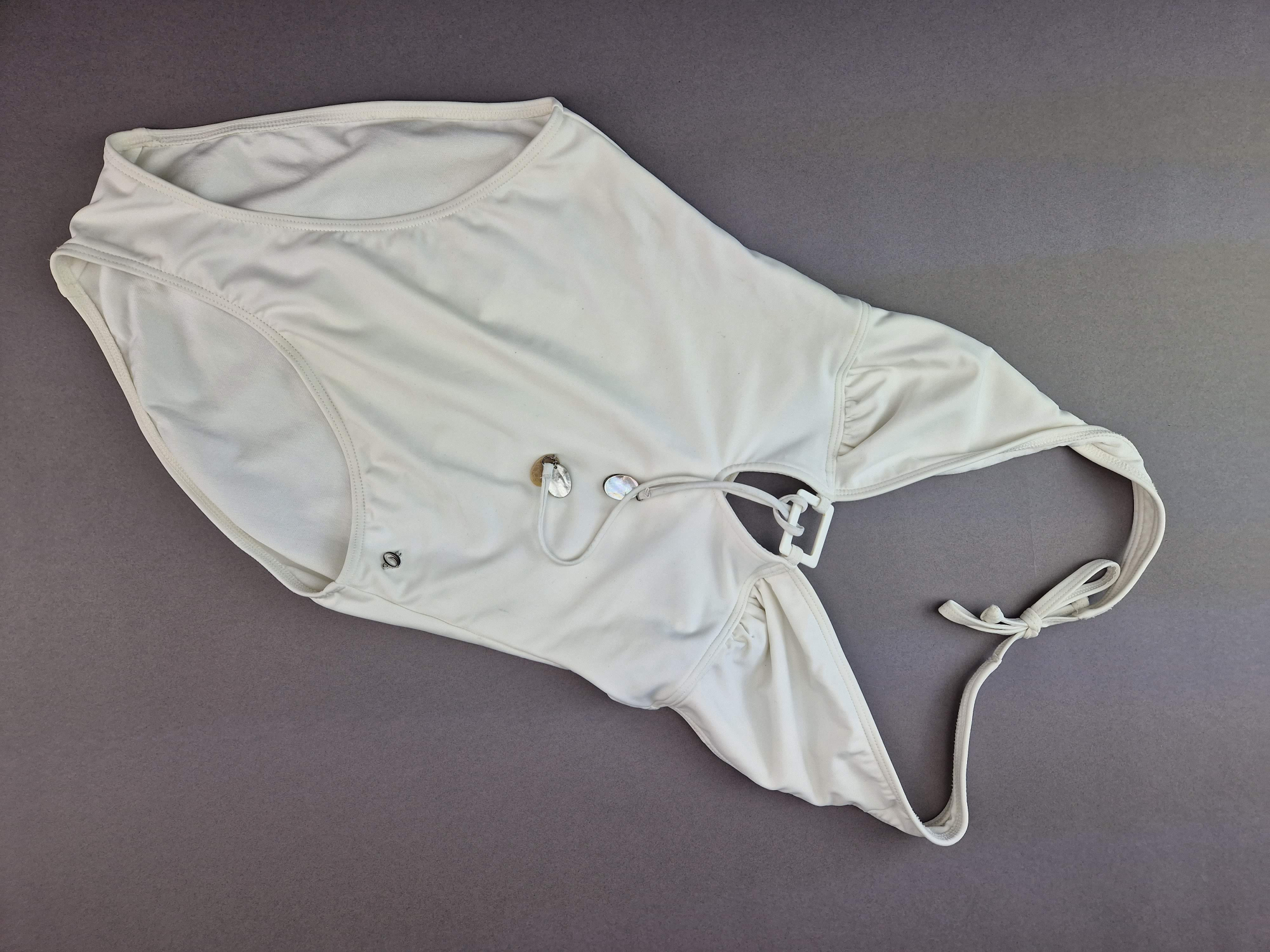 Badeanzug Gr. 38 s.Oliver weiß schick zum Binden