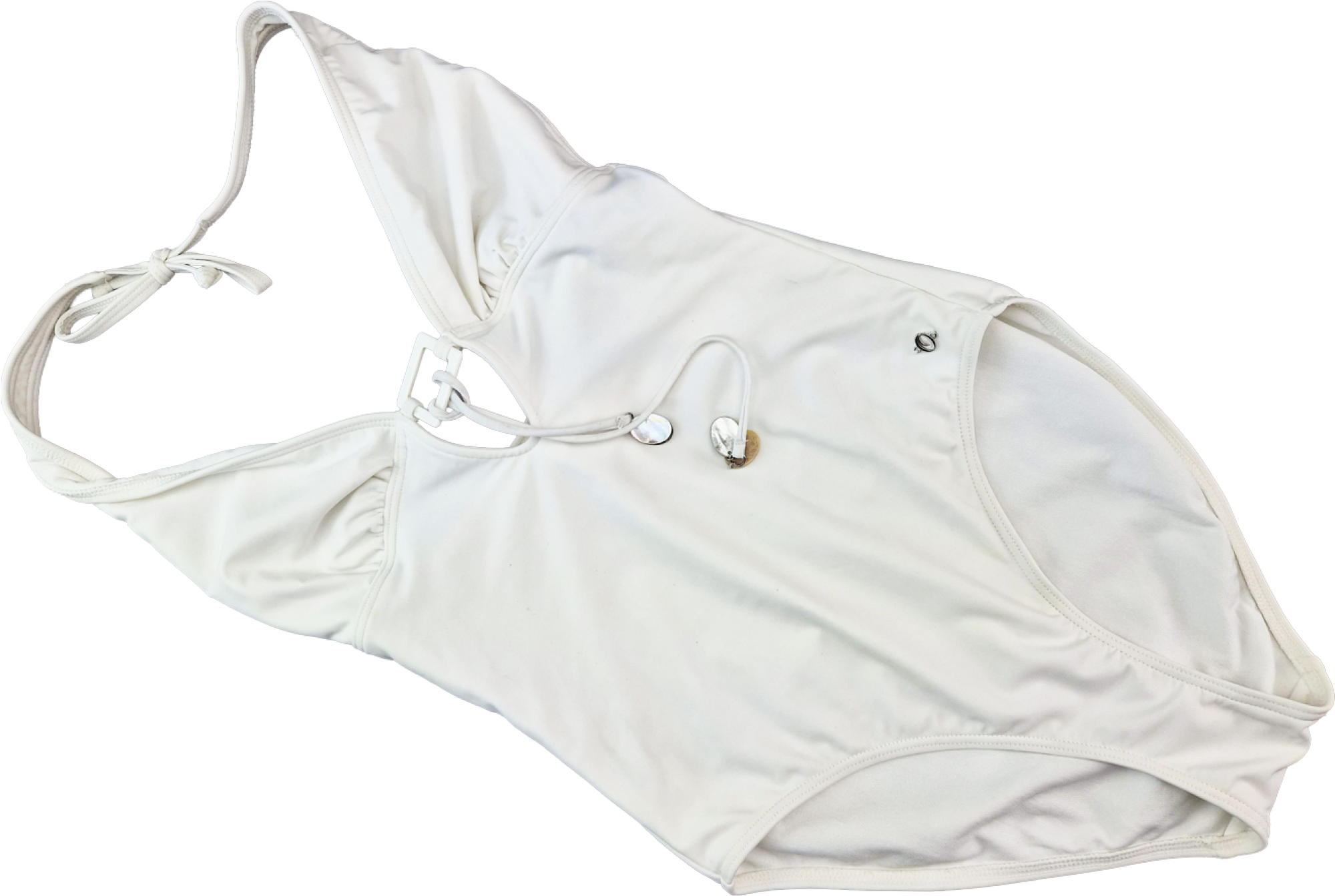 Badeanzug Gr. 38 s.Oliver weiß schick zum Binden