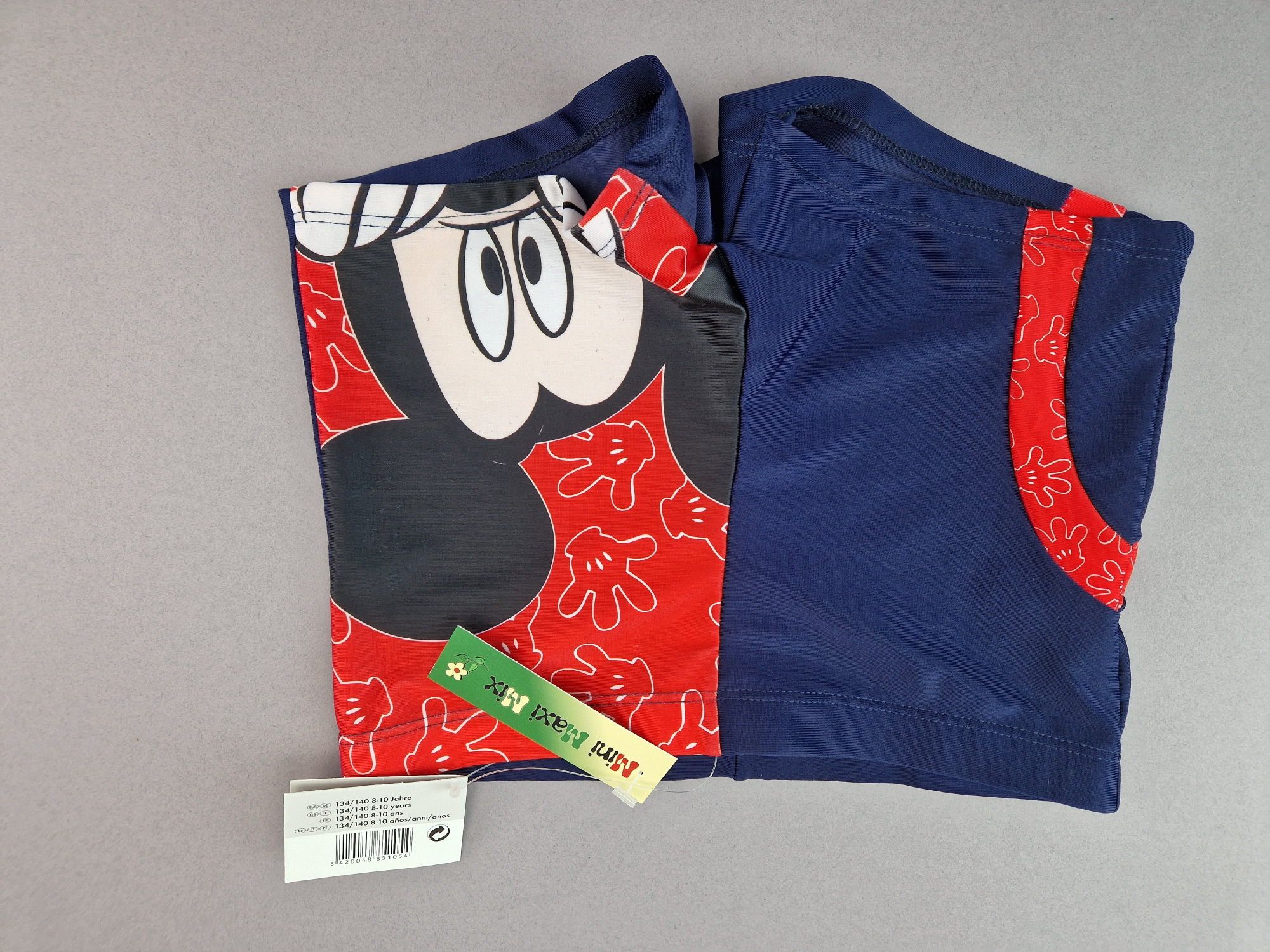 Badehose Gr. 140 Disney Mickey Mouse blau/rot
