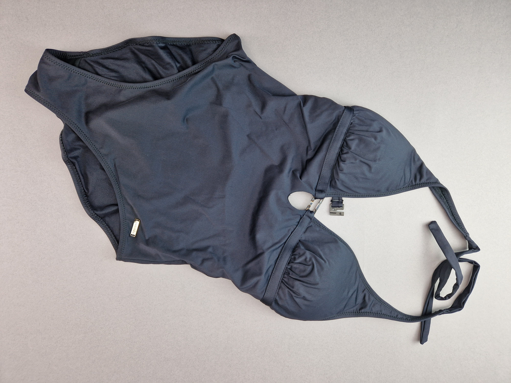 Badeanzug Gr. 38 marie claire paris schwarz zum Binden