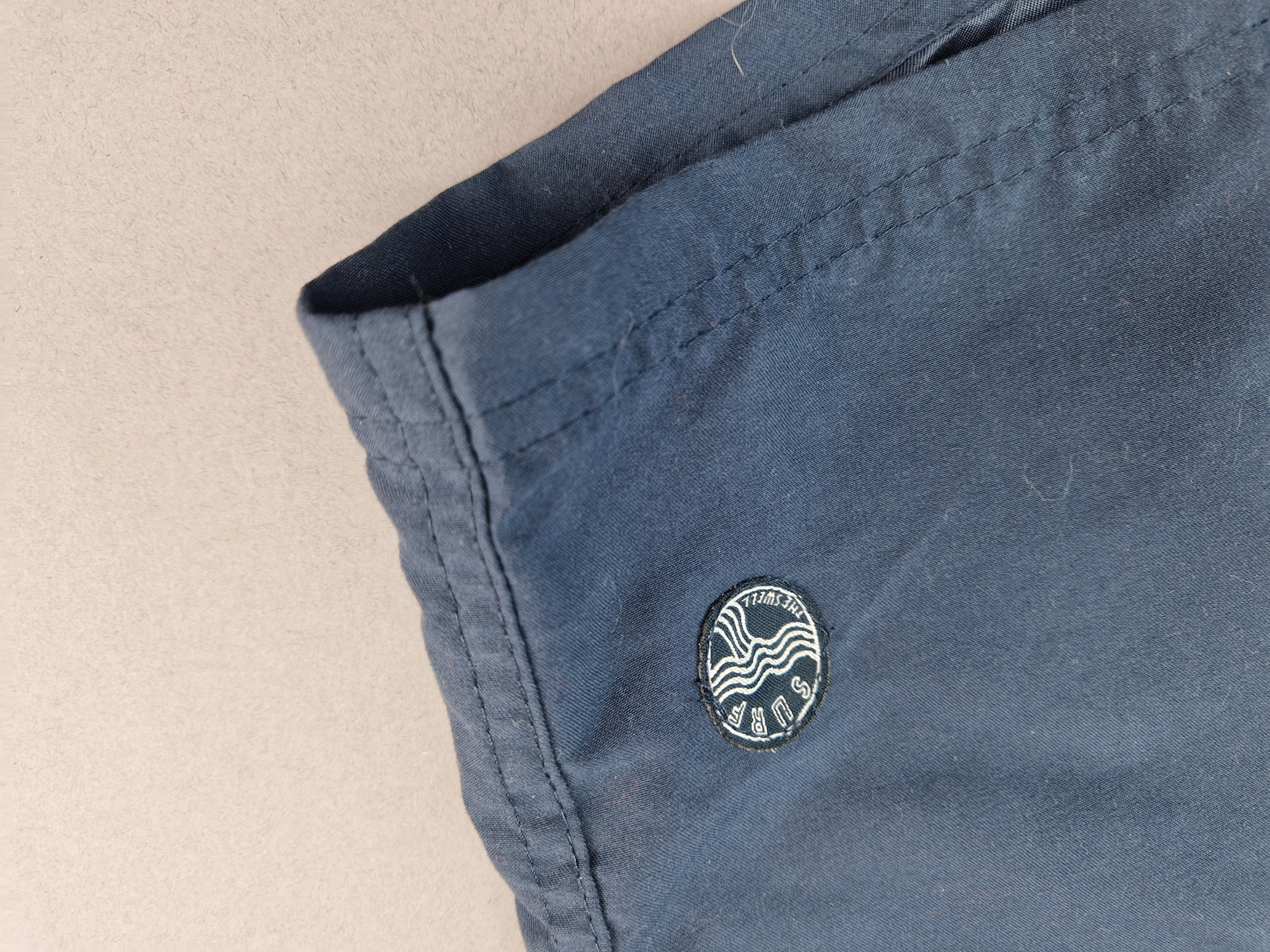 Badeshort Gr. 50/52 dunkelblau mit Kordelzug